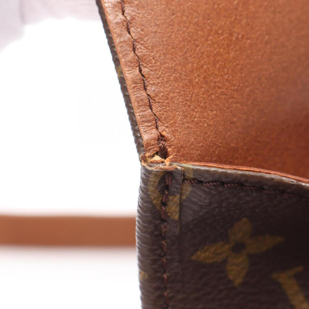 LOUIS VUITTON Authentic Brown Monogram Leather Shoulder Bag - Picture 7 of 11